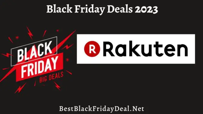 Rakuten Black Friday Sales 2023