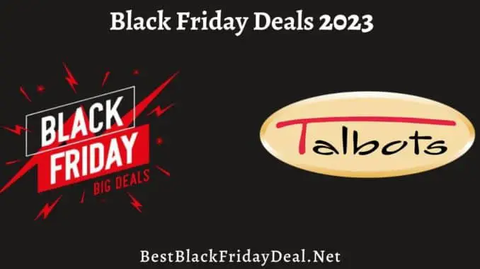 Talbots Black Friday Sale 2023