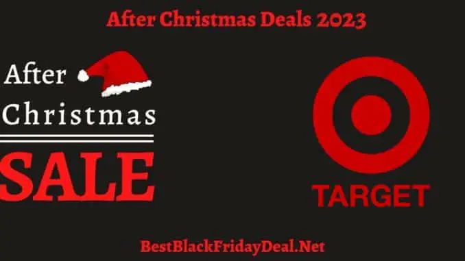 Target After Christmas Sales 2023