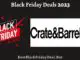 Crate and Barrel Black Friday Sales 2023