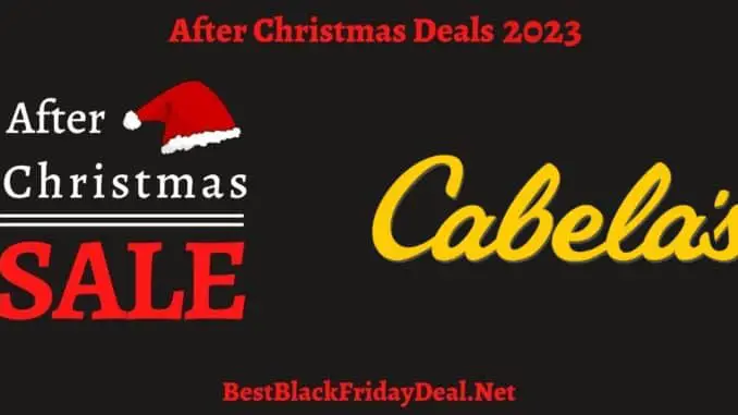 Cabela's After Christmas Sale 2023