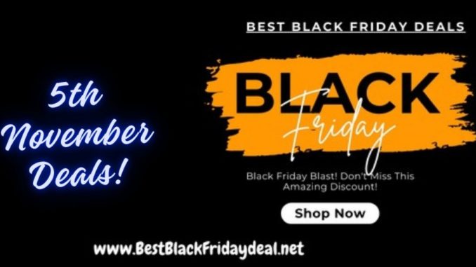 5th November Black Friday Sale